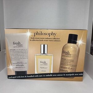 Philosophy Fresh Cream Warm Cashmere Gift Set – Shower Gel & Body Lotion New